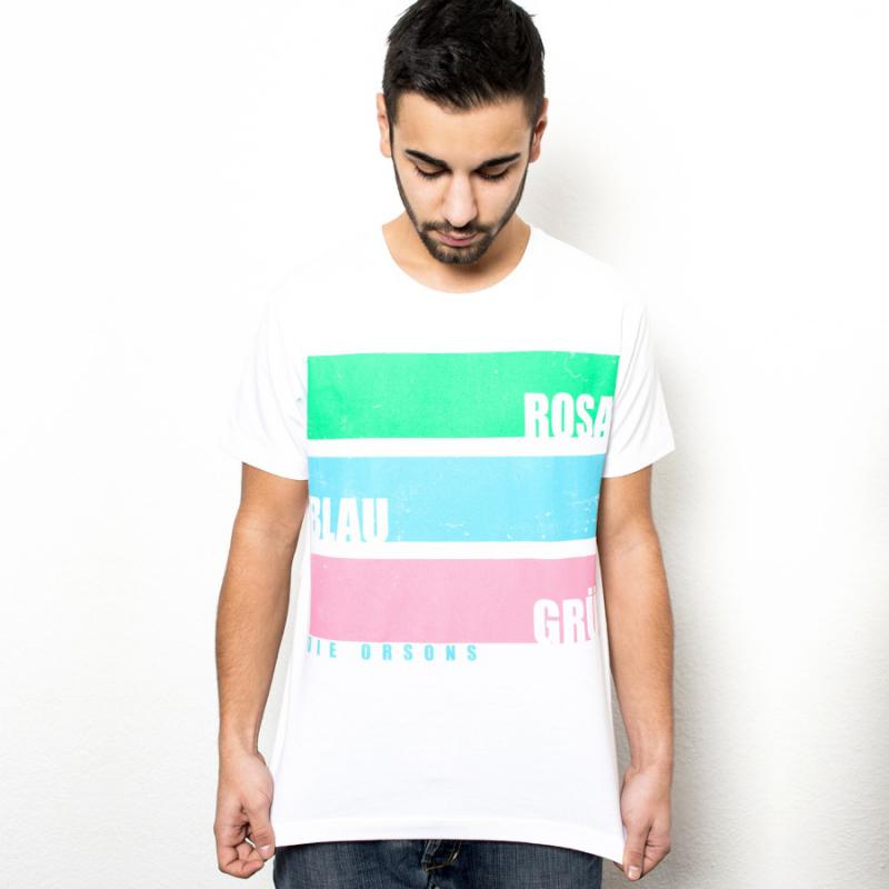 ORSONS Rosa, Blau, Grün T-Shirt 