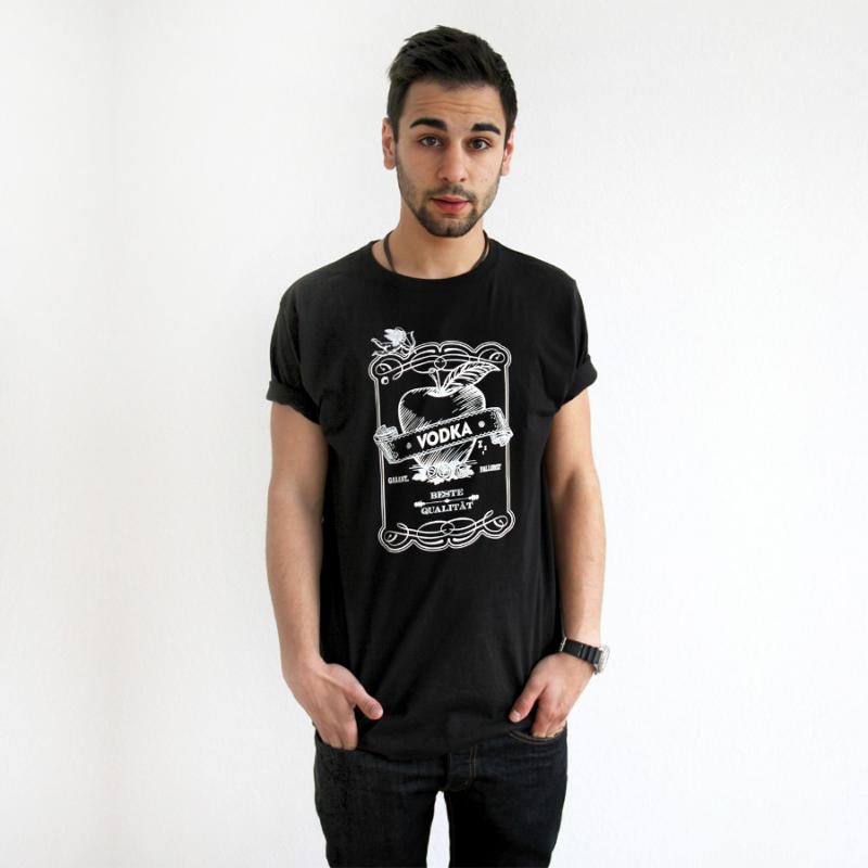 Vodka Apfel, Z Shirt schwarz 